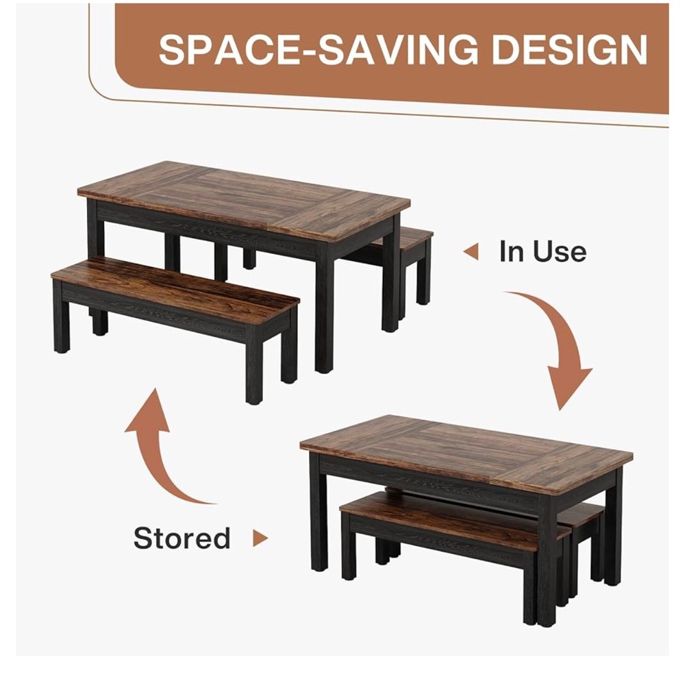 Dining room table with chairs
